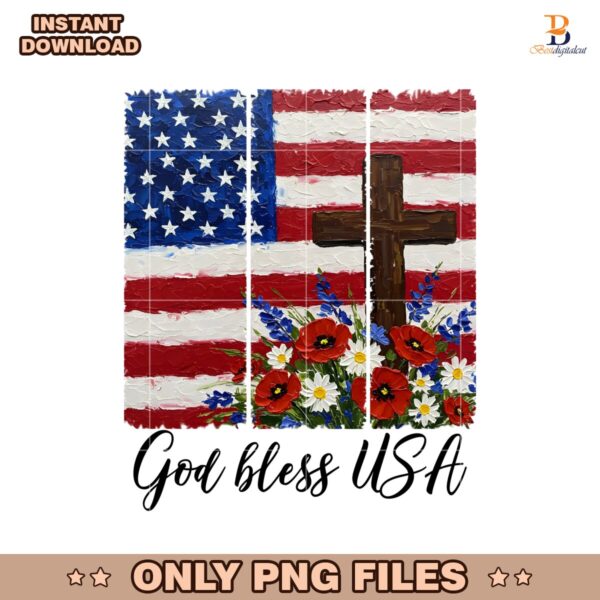 Floral Usa 4Th Of July Patriotic Girly PNG