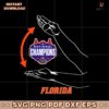 Florida Basketball National Champions Gator Chomp SVG