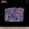 Florida Gators 2025 Basketball National Champions Svg