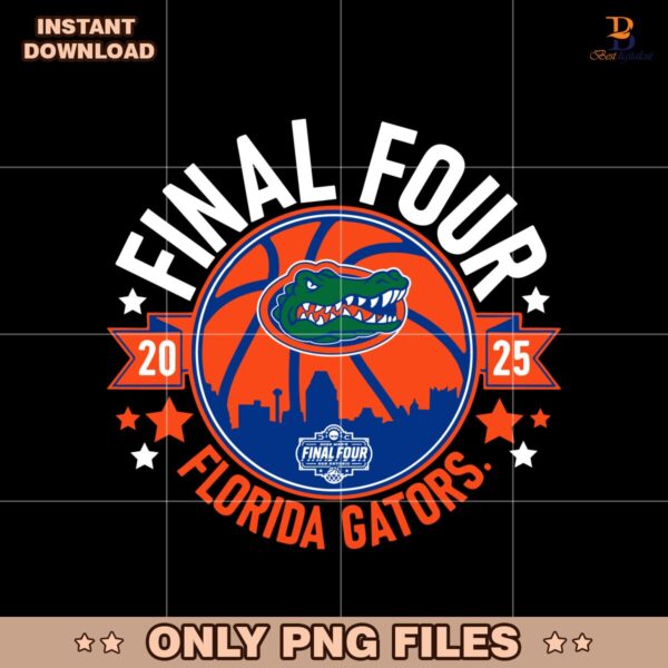 Florida Gators Basketball Final Four 2025 Png