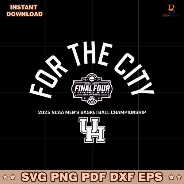 For The City Final Four Houston Cougars Mens Basketball SVG