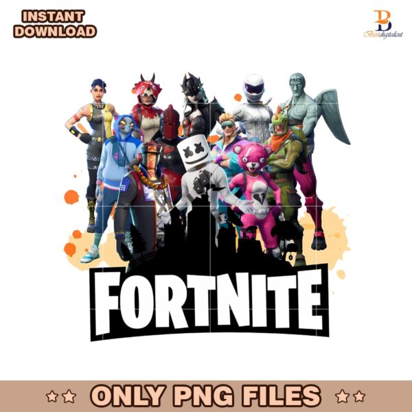 Fortnite Gaming Marshmallow Png Sublimation