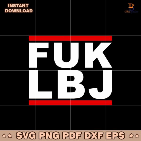 Fuk LBJ LeBron James Baseball Svg