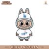 Funny Labubu Los Angeles Dodgers LA Baseball Png