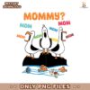 Funny Mommy Seagulls Ocean Animals Sublimation PNG