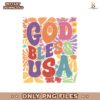 God Bless The Usa  4Th Of July PNG