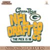 Green Bay Football NFL Draft 2025 The Pick Is In SVG