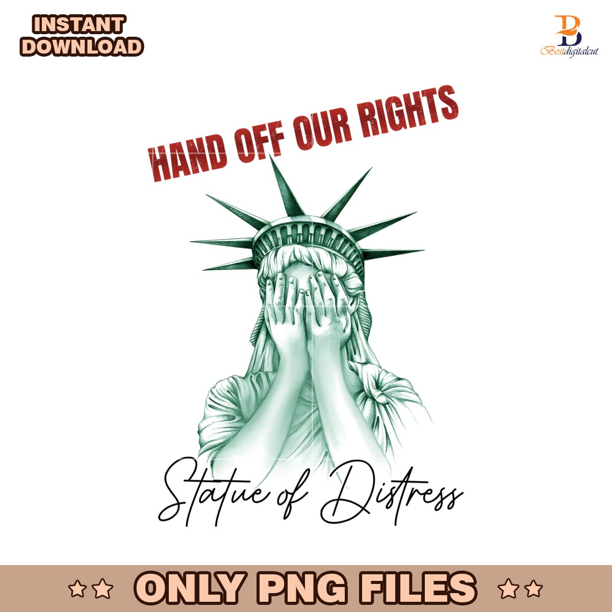 Hands Off Our Rights Liberty Protest PNG