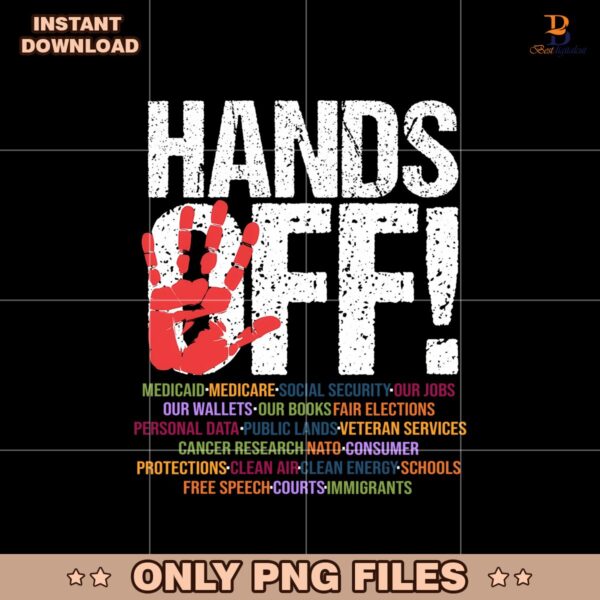Hands Off Protest Medicaid Medicare Social Security Png