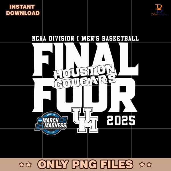 Houston Cougars 2025 Madness Final Four Png