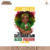 Juneteenth Celebrating Black Freedom 1865 PNG