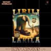 Lirili Larila Funny Italian Brainrot Meme Cactus Elephant Png
