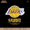 Los Angeles Lakers 2025 NBA Playoffs Basketball Svg