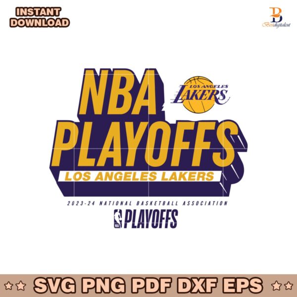 Los Angeles Lakers 2025 NBA Playoffs Master Svg
