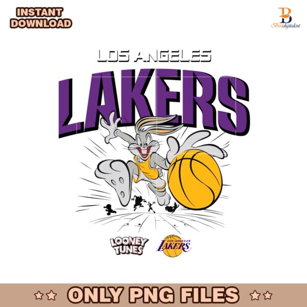 Los Angeles Lakers Looney Tunes Bugs Bunny Graphic Png
