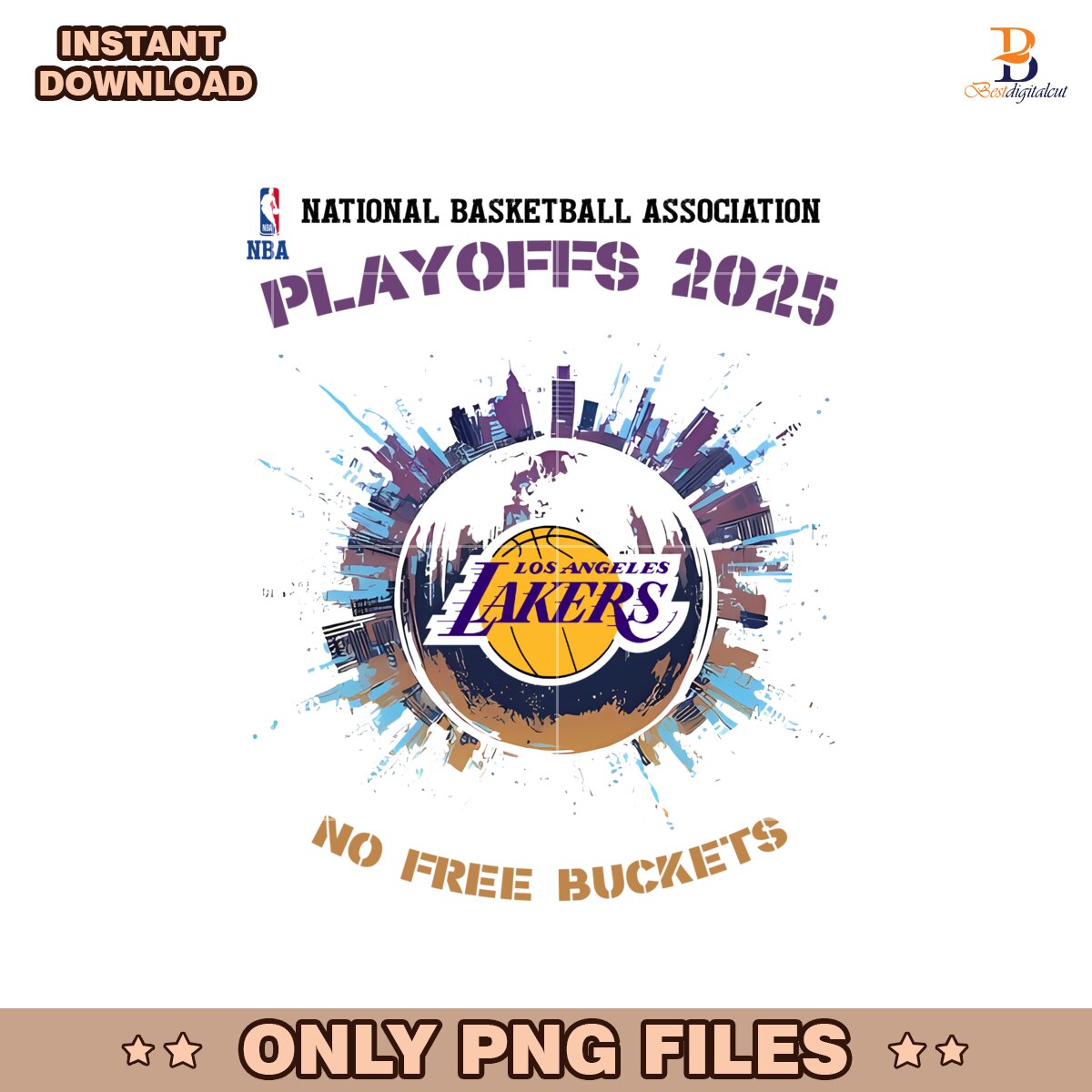 Los Angeles Lakers No free Buckets Playoffs 2025 Png