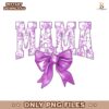 Mama Lavender Ribbon Mothers Day PNG