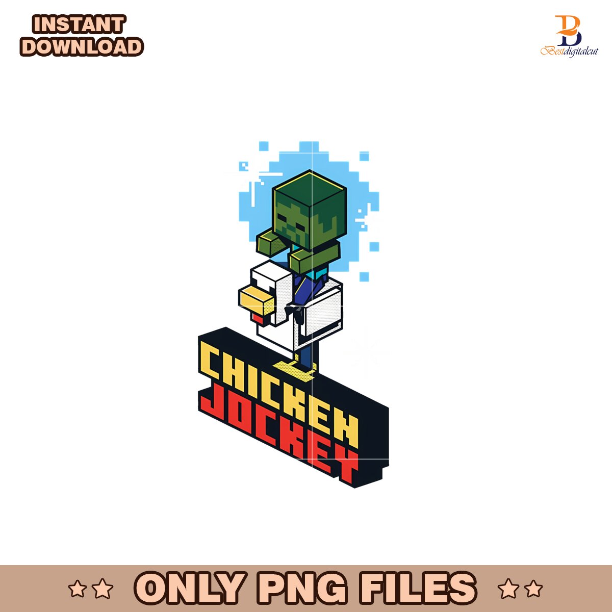 Minecraft Jolly Mobs Chicken Jockey Png
