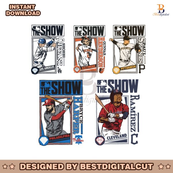 Mlb The Show Baseball SVG Bundle