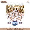 National Champions 2025 Florida Gators Basketball Players PNG