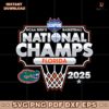 Ncaa Mens Basketball National Champions Florida 2025 SVG
