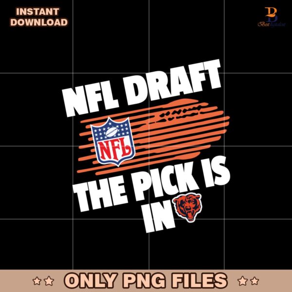 Nfl Draft The Pick Is In Chicago Bears Png