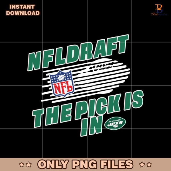 Nfl Draft The Pick Is In New York Jets Logo Png