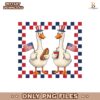 Patriotic Goose Parade Funny 4Th Of July PNG