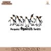 Penguins Against Tariffs Funny Anti Trump Heard Island PNG