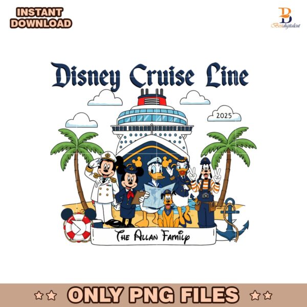 Persionalized Cruise Line And Friends PNG