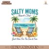Retro Beach Girl Salty Mama Summer PNG