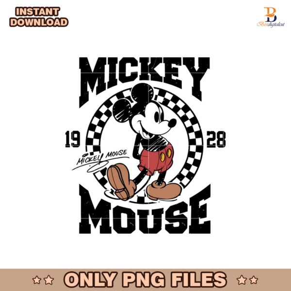 Retro Disney Mickey Mouse Walt Disney World Png