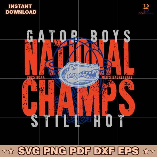 Retro Gator Boys National Champions Still Hot SVG
