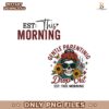 Retro Skull Mom Life Boho Floral PNG