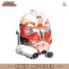 Retro Star Wars Ahsokas Clone Trooper Helmet PNG