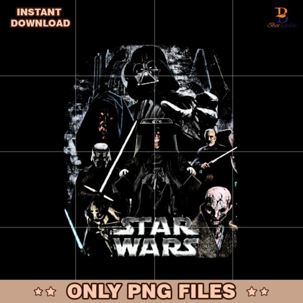 Retro Star Wars Dark Side PNG