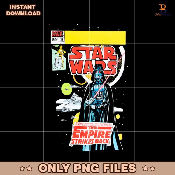 Retro Star Wars The Empire Strikes Back Comic PNG