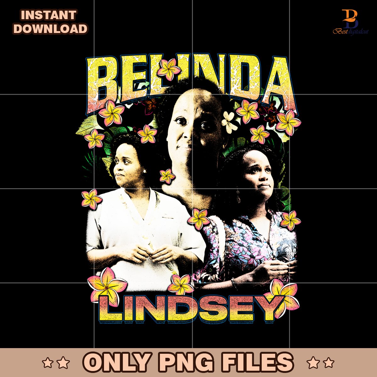 Retro The White Lotus Belinda Lindsey PNG