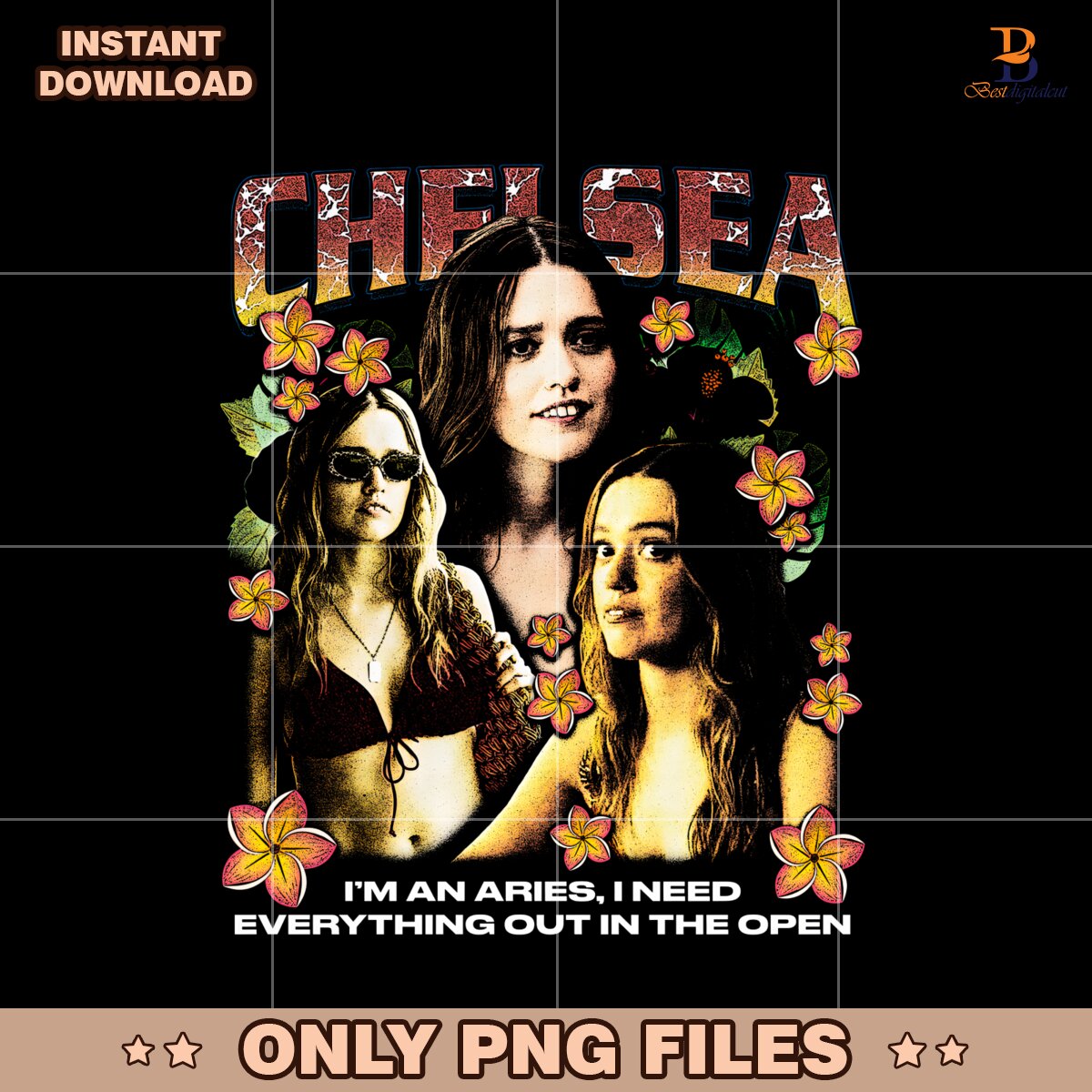 Retro The White Lotus Chelsea PNG