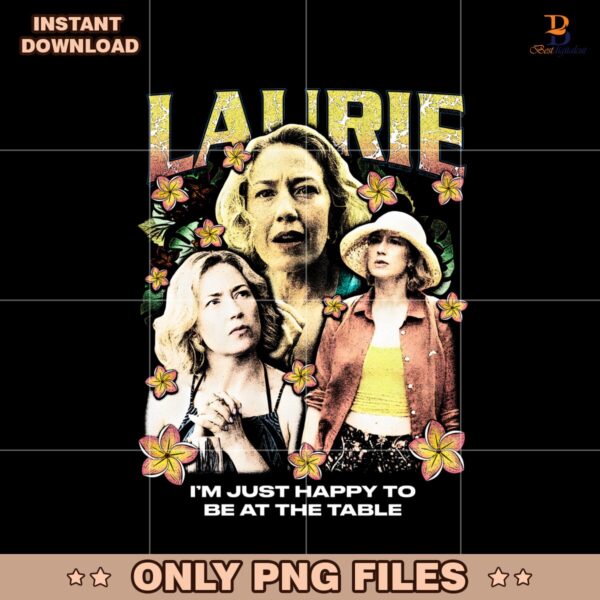 Retro The White Lotus Laurie PNG