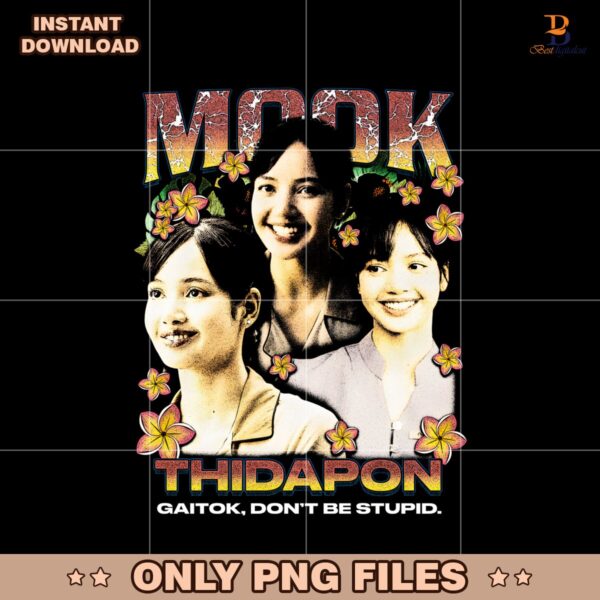 Retro The White Lotus Mook Thidapon PNG