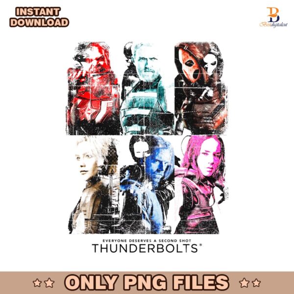 Retro Thunderbolts Everyone Deserves A Second Shot PNG
