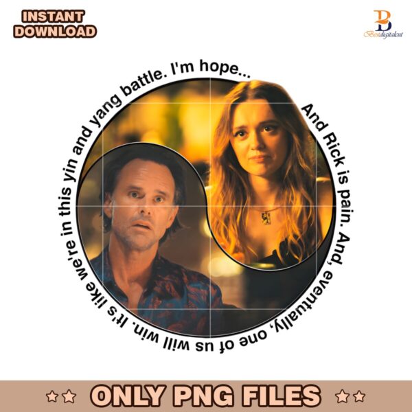 Rick And Chelsea Yin Yang The White Lotus PNG