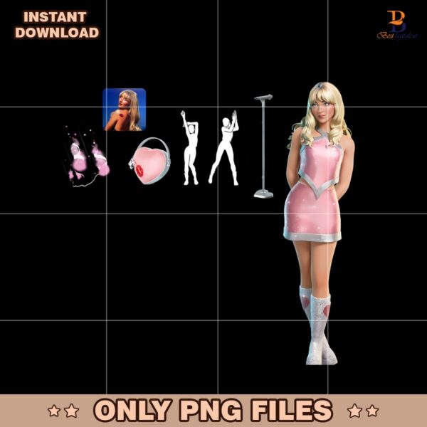 Sabrina Carpenter In Fortnite Video Game Skin Png