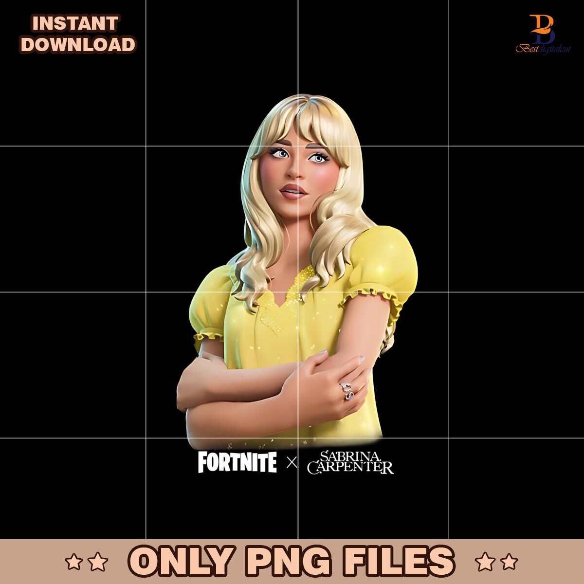Sabrina Carpenter x Fortnite Festival Season Png