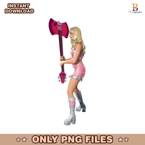 Sabrina In Fortnite Video Game Wears Pink Dress Png