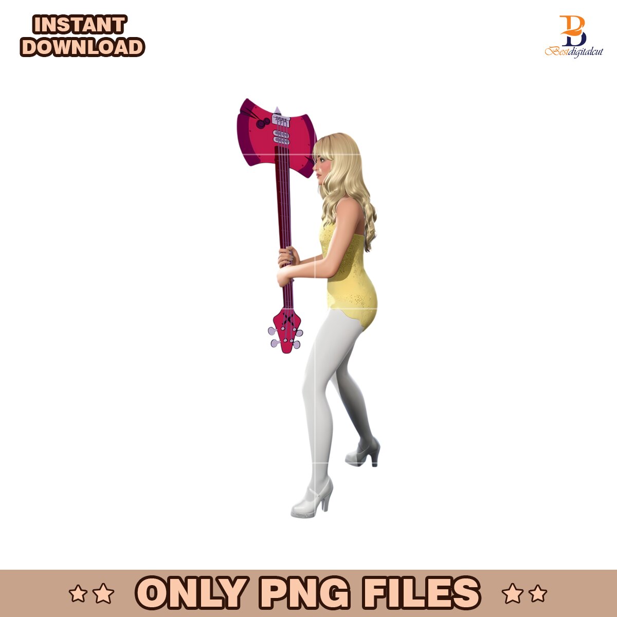 Sabrina In Fortnite Video Game Yellow Dress Png