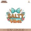Salty Vibes  Leopard Print Summer Beach PNG