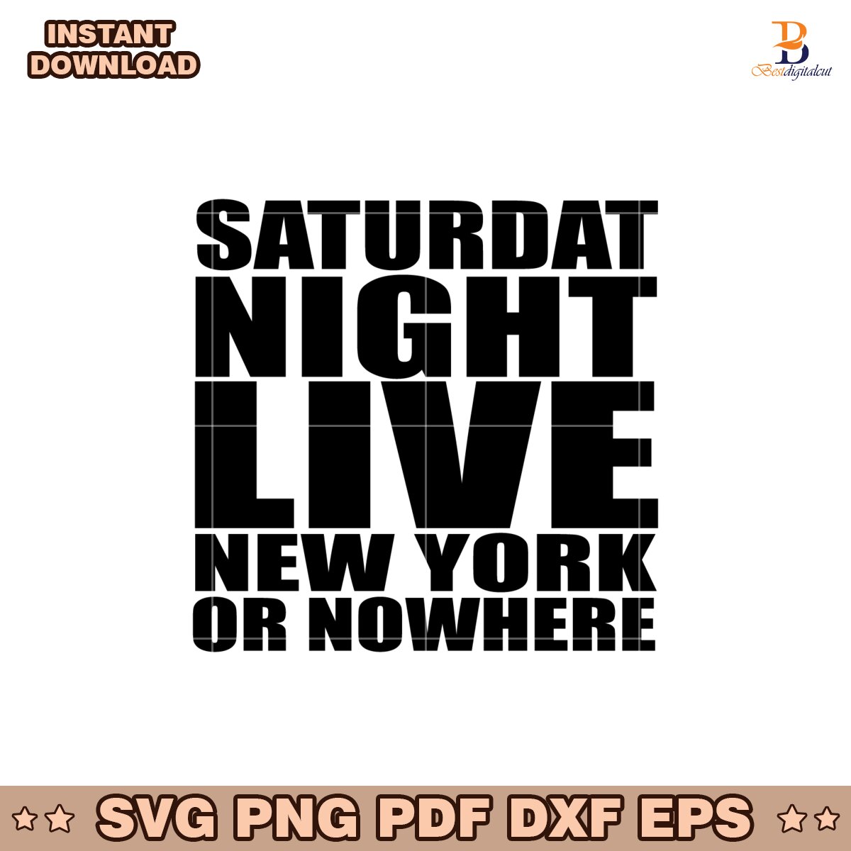 Saturday Night Live New York Or Nowhere Svg