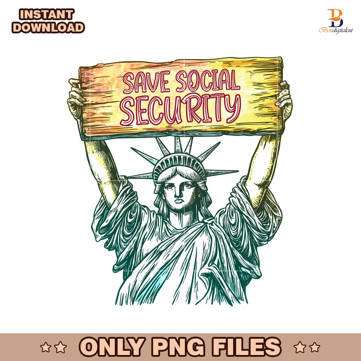 Save Social Security Hands Off Protest PNG